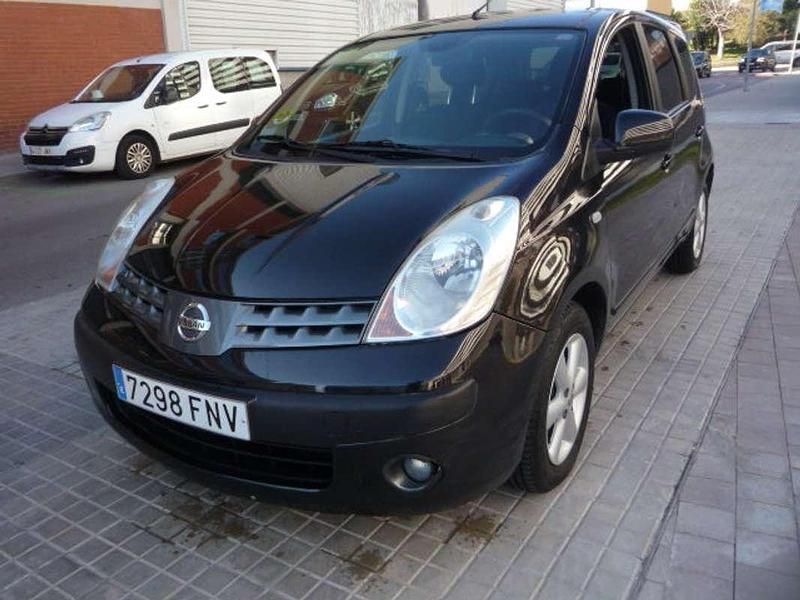 Negro Usado 2007 Nissan Note Visia Monovolumen | 3950 € (Precio justo) - Imagen 1/4