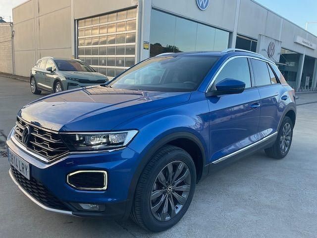 Azul Usado 2021 VW T-Roc Sport SUV | 25.600 € (Precio justo) - Imagen 1/4