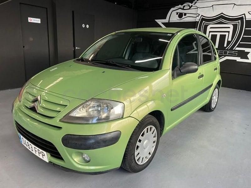 Usado Citroën C3 90 CV (66 kW) 2007 Verde Berlina