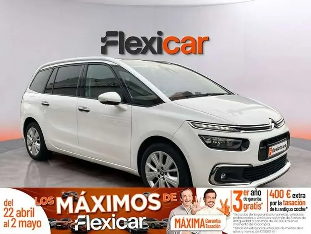 Begagnad Citroën C4 Feel 120 HK (88 kW) 2017 Vit Minibuss