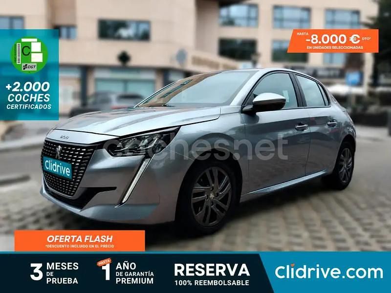 Gris / plata Usado 2021 Peugeot 208 Style Utilitario | 10.190 € (Buen precio) - Imagen 1/3