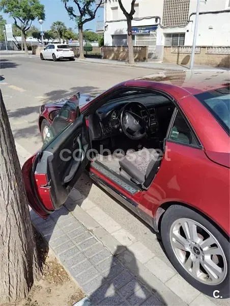 Usado Mercedes SLK200 136 CV (100 kW) 1999 Rojo Descapotable