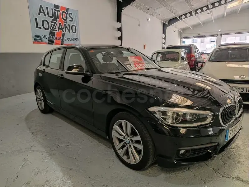 Usado BMW 118 150 CV (110 kW) 2016 Negro Utilitario