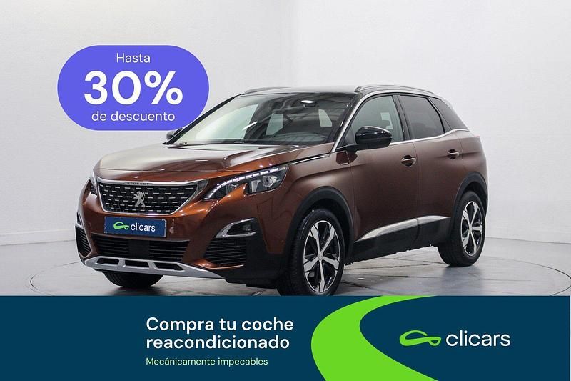 Usado Peugeot 3008 GT-line 120 CV (88 kW) 2017 Naranja SUV