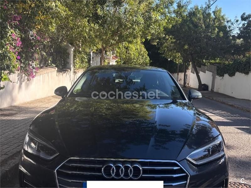 Gris / plata Usado 2018 Audi A5 Sportback Design Utilitario | 27.600 € (Buen precio) - Imagen 1/4
