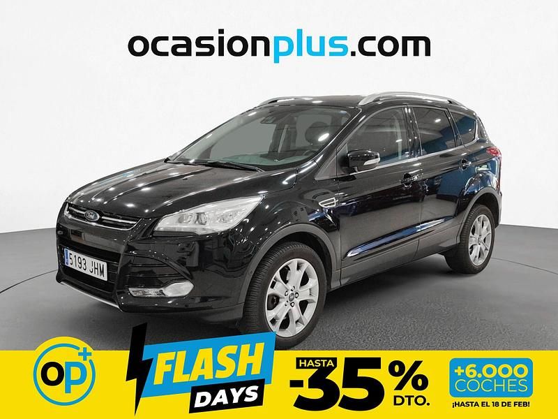 Usado Ford Kuga Titanium S 180 CV (132 kW) 2015 Negro SUV