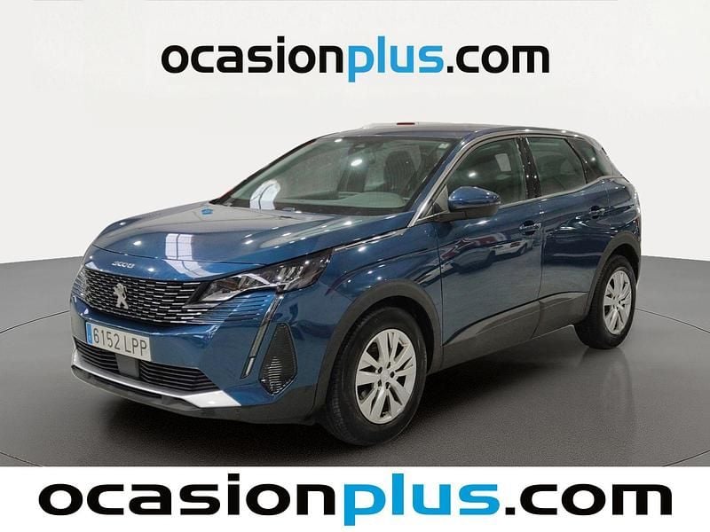 Usado Peugeot 3008 Active 131 CV (96 kW) 2021 Azul SUV
