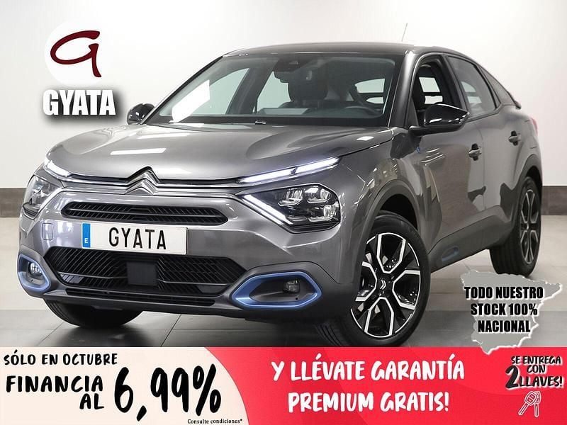 Gris Usado 2023 Citroën e-C4 Feel SUV | 17.490 € (Precio justo) - Imagen 1/4