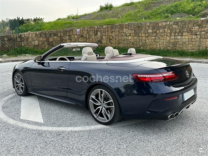 Usado Mercedes E53 AMG 435 CV (319 kW) 2020 Azul Descapotable