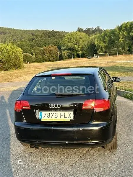 Usado Audi A3 Attraction 105 CV (77 kW) 2007 Negro Utilitario