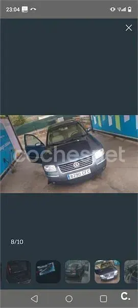 Usado VW Passat Highline 130 CV (95 kW) 2003 Negro Familiar