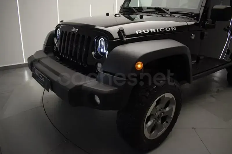 Usado Jeep Wrangler Unlimited Rubicon 284 CV (208 kW) 2018 Negro SUV