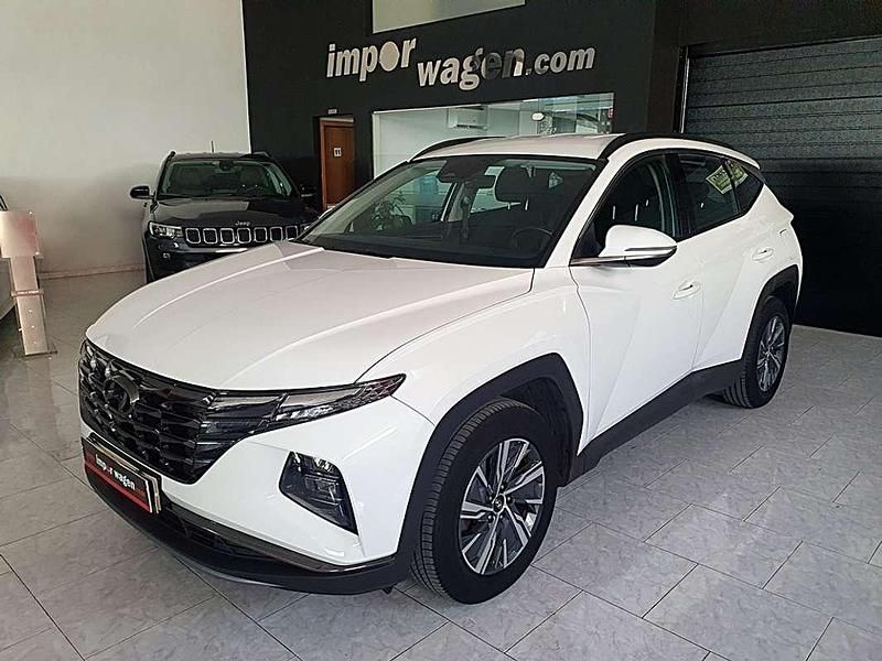 Blanco Usado 2021 Hyundai Tucson SUV | 19.900 € (Buen precio) - Imagen 1/4
