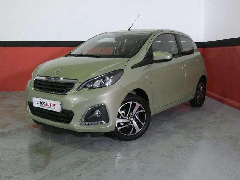 Verde Usado 2021 Peugeot 108 Allure Utilitario | 8800 € (Buen precio) - Imagen 1/4
