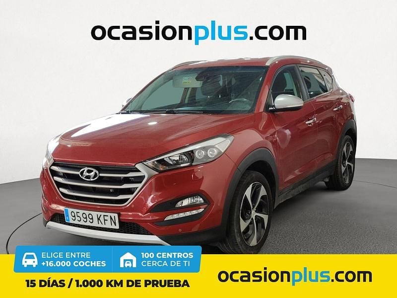 Rojo Usado 2017 Hyundai Tucson SUV | 16.850 € (Precio justo) - Imagen 1/4
