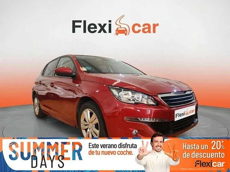 Rojo Usado 2016 Peugeot 308 Style Berlina | 8490 € (Precio justo) - Imagen 1/4