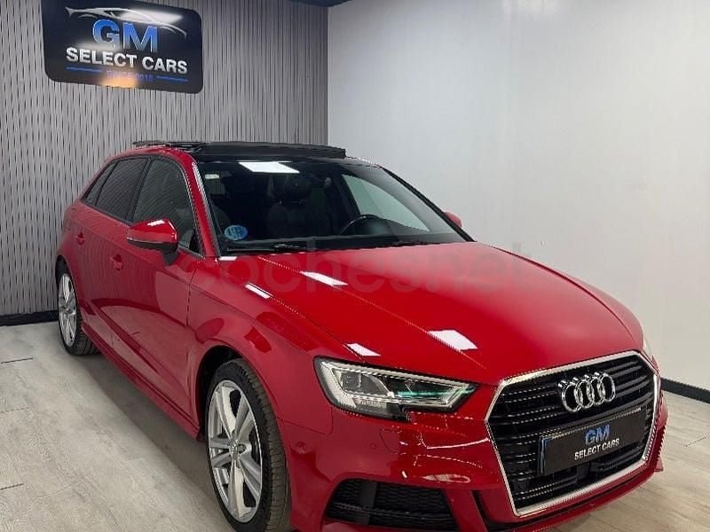 Usado Audi A3 S-Line 131 CV (96 kW) 2020 Rojo Berlina