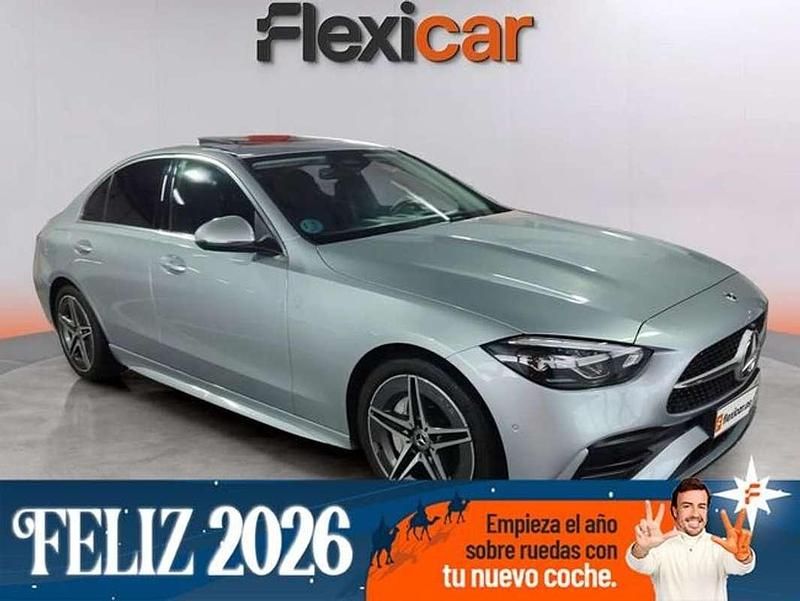 Gris Usado 2021 Mercedes C220 Berlina | 29.990 € (Precio justo) - Imagen 1/4