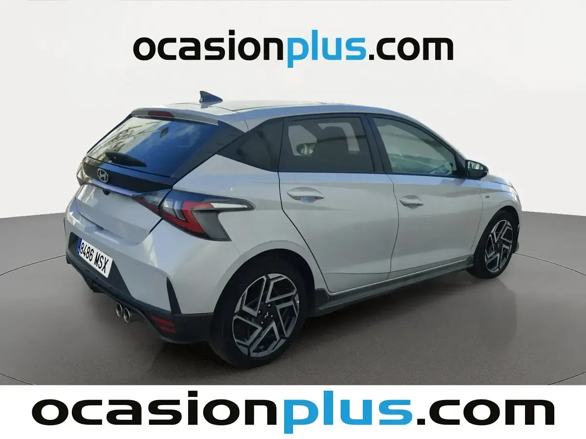 Usado Hyundai i20 N Line 79 CV (58 kW) 2024 Gris Berlina