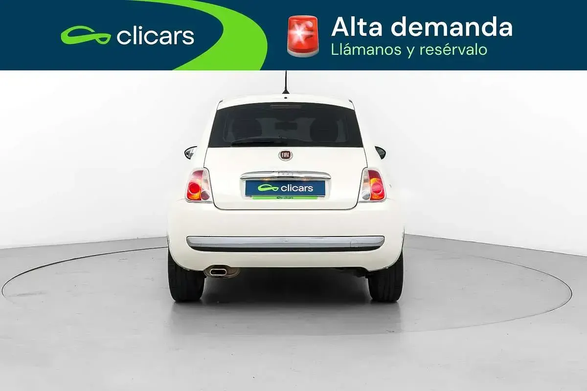 Usado Fiat 500 Lounge 69 CV (50 kW) 2014 Blanco Utilitario