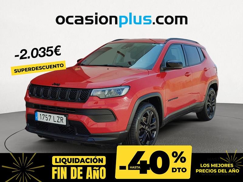 Rojo Usado 2022 Jeep Compass Night Eagle SUV | 22.390 € (Caro) - Imagen 1/4