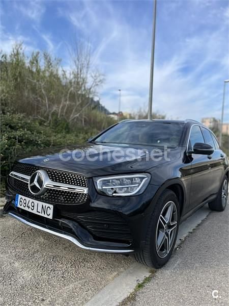 Usado Mercedes GLC220 170 CV (125 kW) 2020 Negro SUV