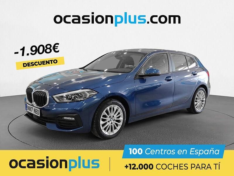 Azul Usado 2021 BMW 118 Utilitario | 18.490 € (Precio justo) - Imagen 1/4