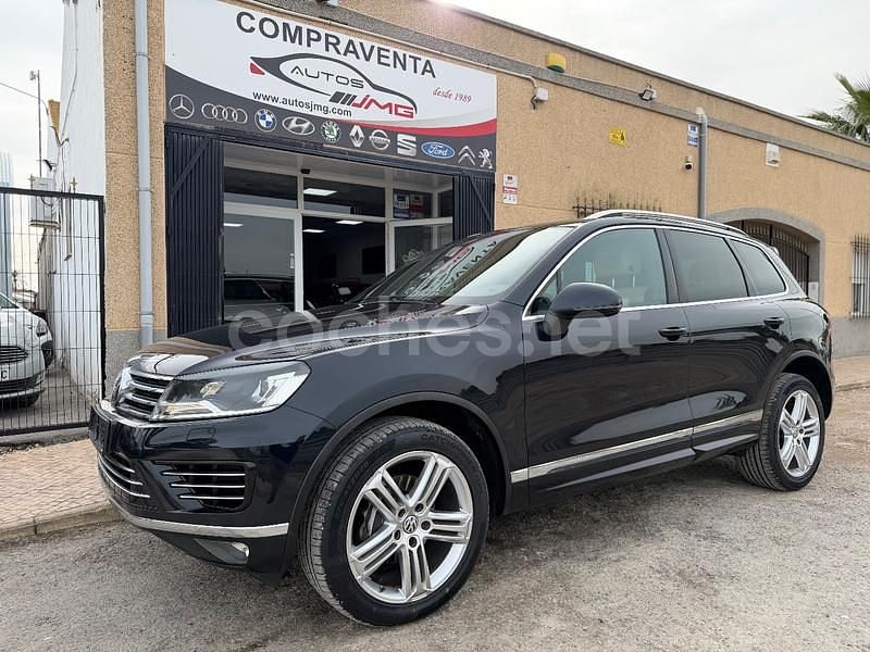 Usado VW Touareg R-line 262 CV (192 kW) 2016 Azul SUV