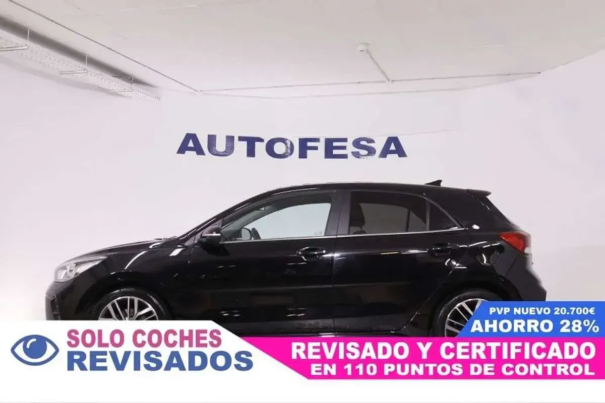 Usado Kia Rio GT-Line 120 CV (88 kW) 2020 Negro Berlina