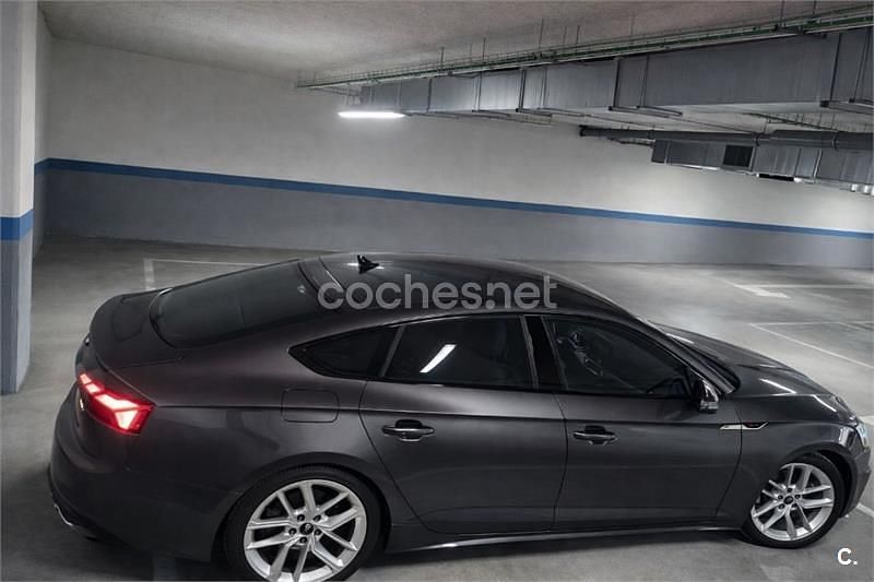 Usado Audi A5 Sportback S-Line 204 CV (150 kW) 2020 Gris / plata Utilitario