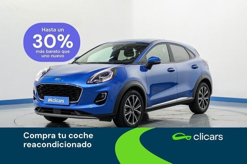 Azul Usado 2023 Ford Puma Titanium SUV | 18.390 € (Buen precio) - Imagen 1/4