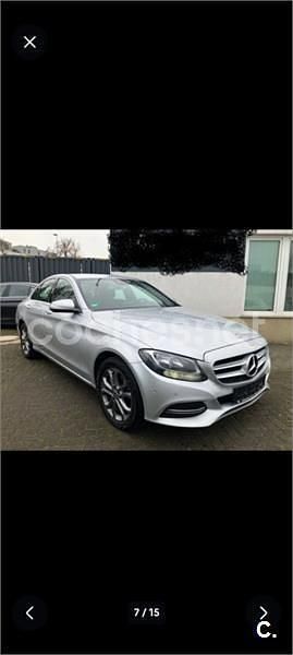 Usado Mercedes C220 Avantgarde 170 CV (125 kW) 2014 Gris / plata Familiar