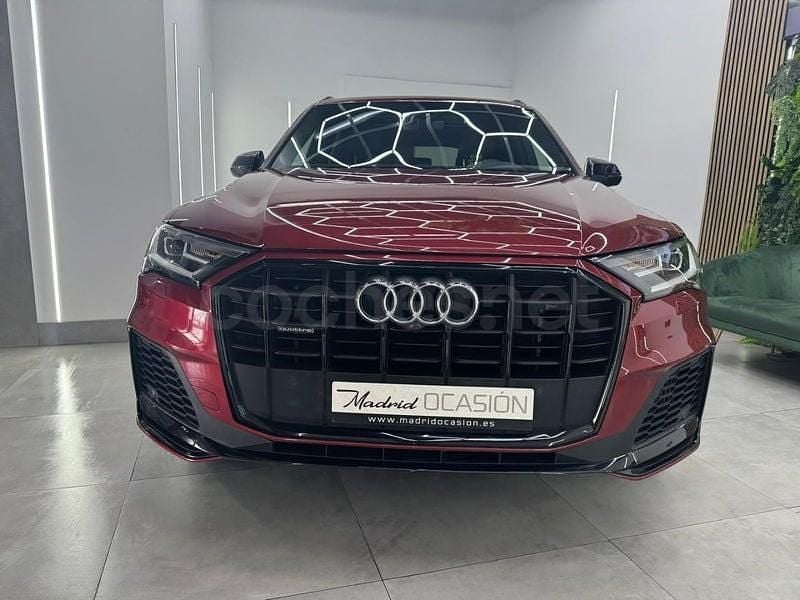 Usado Audi Q7 S-Line 381 CV (280 kW) 2020 Granate SUV