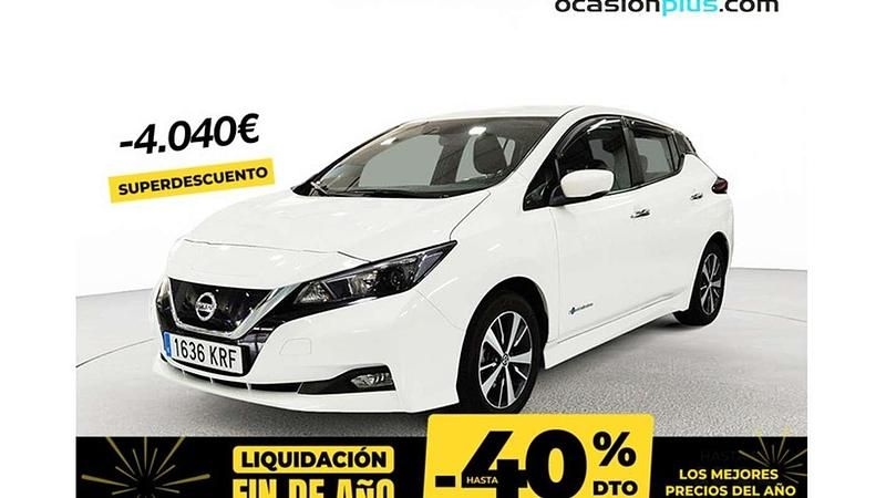 Blanco Usado 2018 Nissan Leaf Acenta Utilitario | 8712 € (Buen precio) - Imagen 1/4