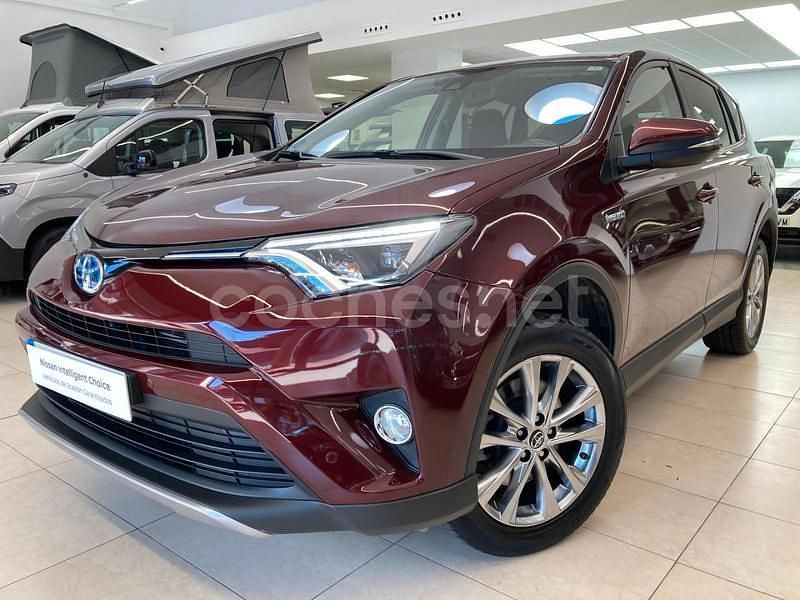 Granate Usado 2017 Toyota RAV4 Hybrid Advance SUV | 19.590 € (Precio justo) - Imagen 1/4