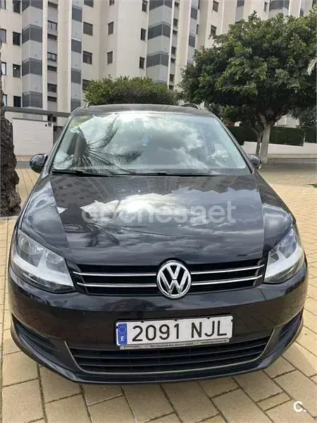 Usado VW Sharan Edition 140 CV (102 kW) 2013 Negro Monovolumen