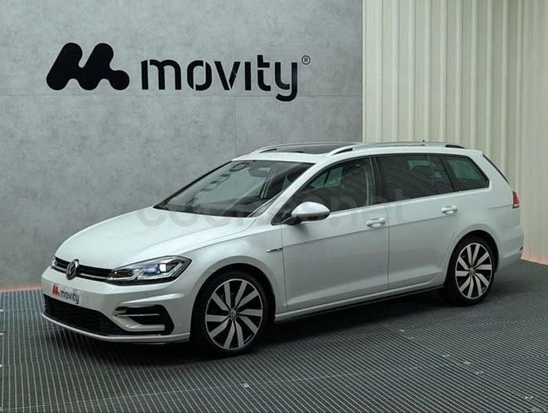 Usado VW Golf VII R-line 150 CV (110 kW) 2019 Blanco Familiar