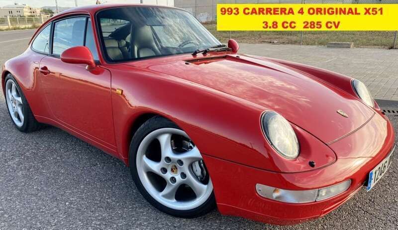 Rojo Usado 1995 Porsche 911 Carrera 4 Coupe | 105.000 € - Imagen 1/4