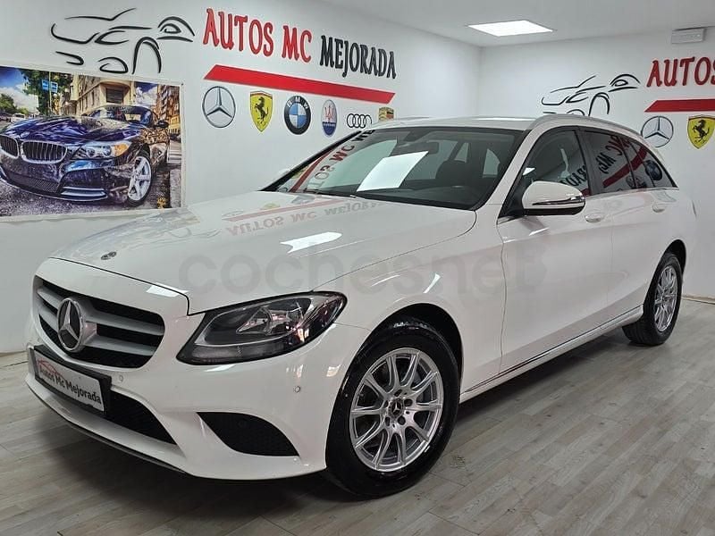Usado Mercedes C200 160 CV (117 kW) 2019 Blanco Familiar