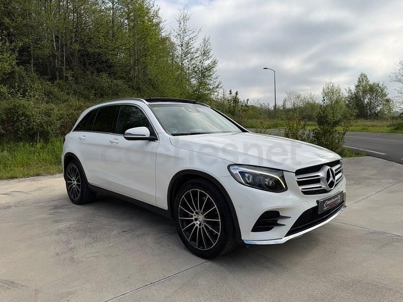 Usado Mercedes GLC220 AMG line 170 CV (125 kW) 2016 Blanco SUV