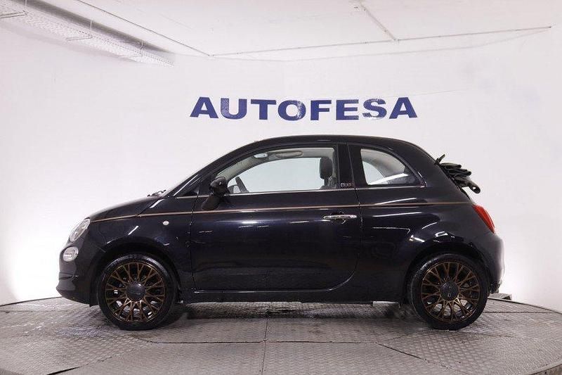 Usado Fiat 500 Collezione 69 CV (50 kW) 2019 Negro Descapotable