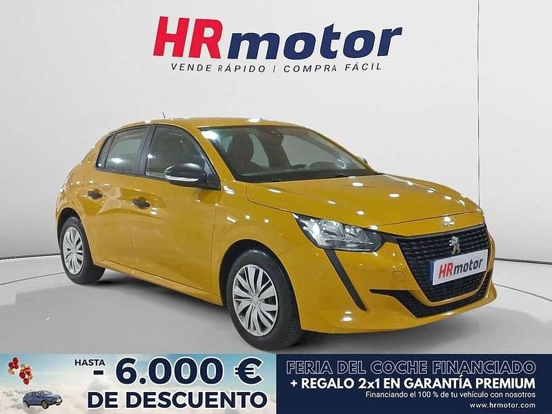 Usado Peugeot 208 75 CV (55 kW) 2022 Amarillo Utilitario