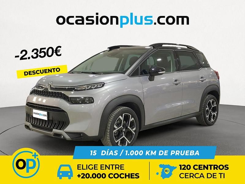 Gris Usado 2024 Citroën C3 Aircross PureTech SUV | 14.190 € (Precio justo) - Imagen 1/4