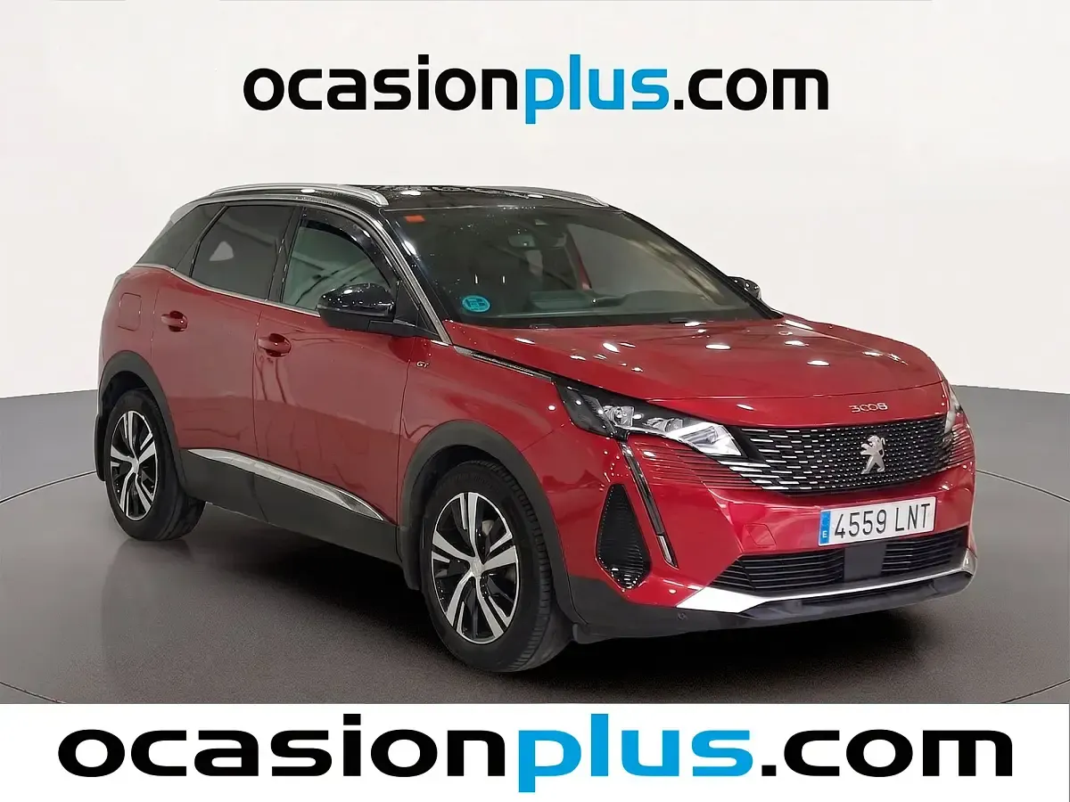 Usado Peugeot 3008 GT 130 CV (95 kW) 2021 Rojo SUV