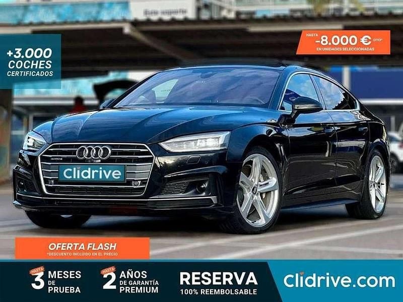 Usado Audi A5 Sportback Premium 286 CV (210 kW) 2018 Negro Utilitario