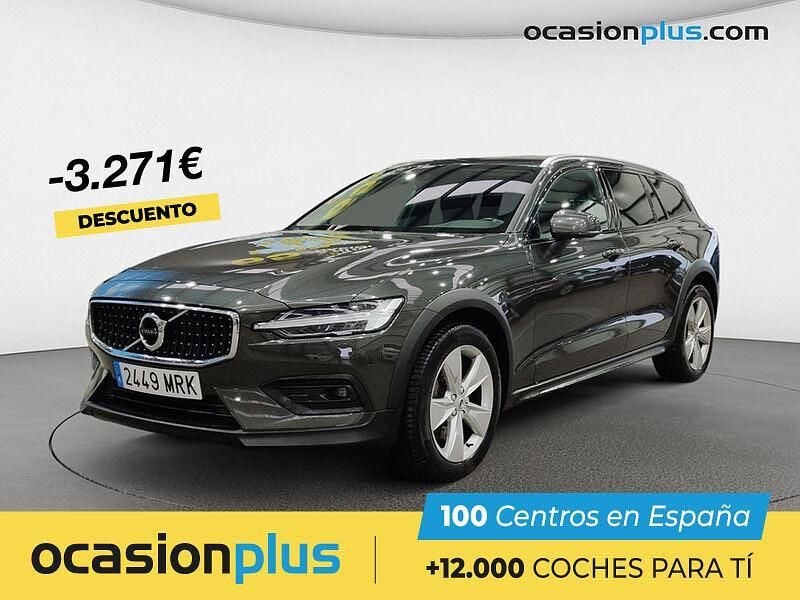 Gris Usado 2021 Volvo V60 CC Pro Familiar | 35.990 € (Un poco caro) - Imagen 1/4