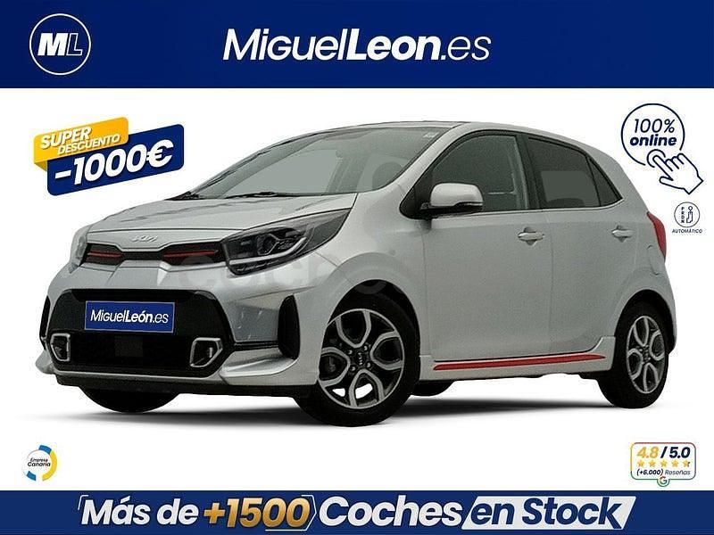 Gris / plata Usado 2022 Kia Picanto GT-Line Utilitario | 13.985 € (Un poco caro) - Imagen 1/3