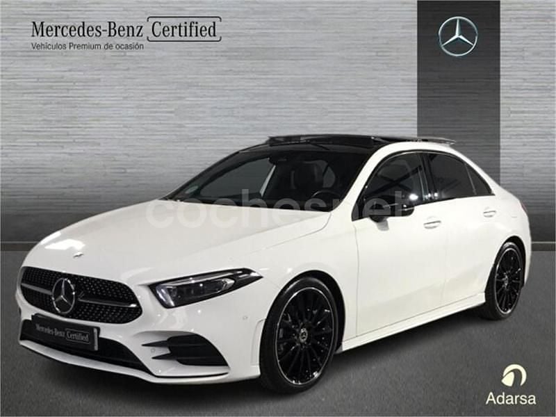 Blanco Usado 2022 Mercedes A200 AMG line Berlina | 28.995 € (Super precio) - Imagen 1/4