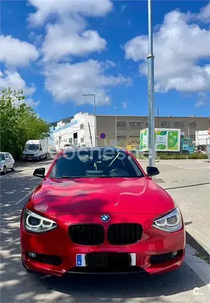 Usado BMW 118 M Sport 143 CV (105 kW) 2012 Rojo Utilitario