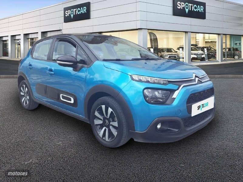 Usado Citroën C3 Feel 102 CV (75 kW) 2021 Azul Utilitario
